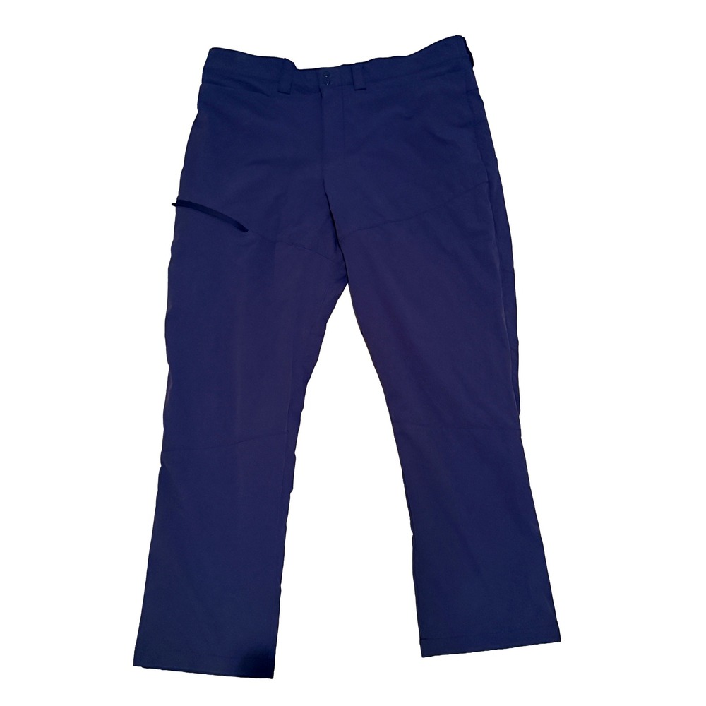 Alaskan Hardgear Pants Mens 38x30 Navy Blue Fleece Lined‎ Duluth Trading Co